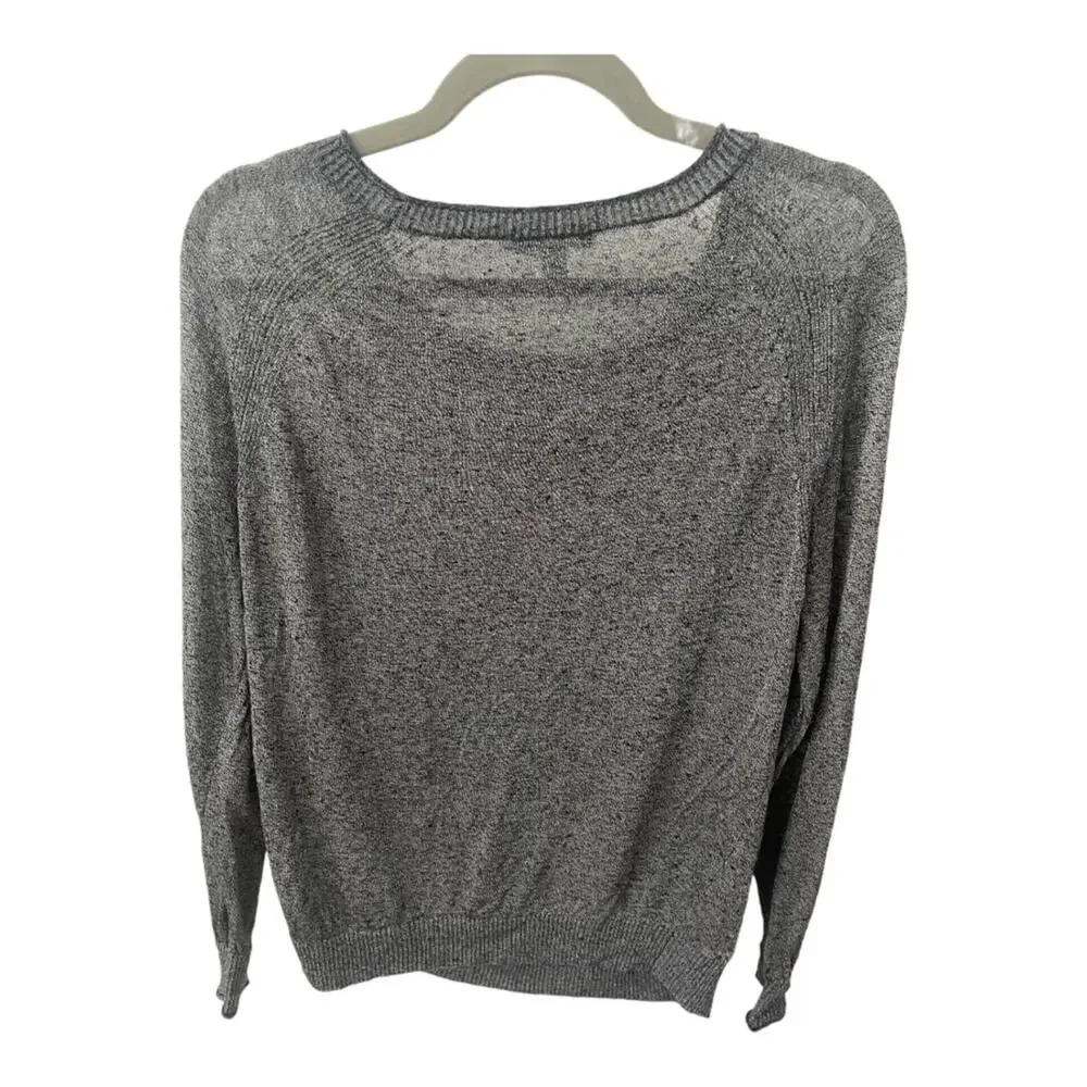 J. Crew Pullover Sweater Linen Blend Lightweight Casual Preppy Cozy Classic S